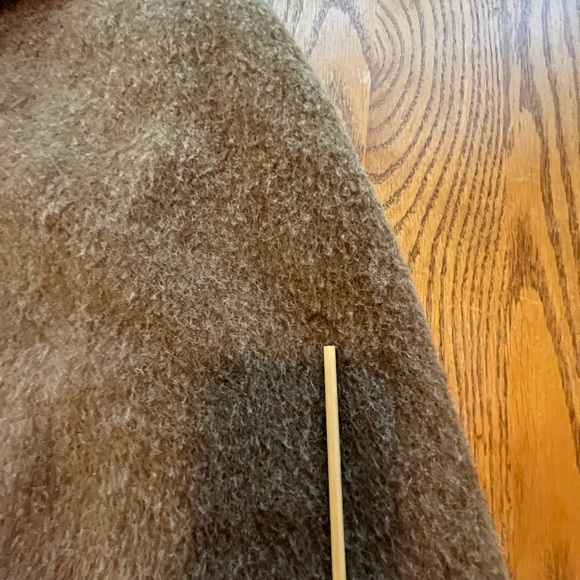 Vintage 50’s Era Lined Wool Cape Brown Women’s M - Picture 8 of 9